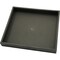Black Open Square Stackable Jewelry Display Tray w/ Black 4-slot Plastic Tray